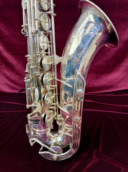 Yamaha, Tenor, 61, 62, purple logo, purple label, vintage, YTS, silver plate, original, closet, queen